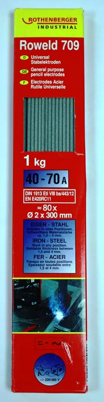 Lot de 85 électrodes 300 mm diamètre 2mm Solde