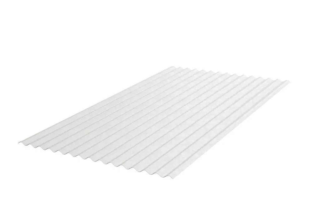 Vente Flash Plaque de couverture Onduclair PLR 900 x 2500 mm translucide polyester petites ondes ONDULINE