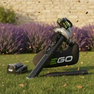 Jusqu'à Épuisement Des Stocks Souffleur aspirateur broyeur 3 en 1 56V sans fil, avec batterie 5Ah et chargeur - EGO LV5004E EGO POWER+