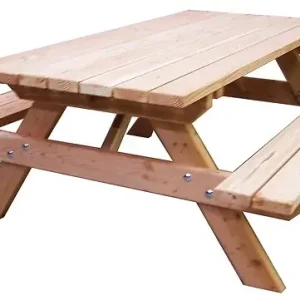 Dernier Modèle Table de jardin en bois fixe Munich – H.75xL.190xP.162cm HABRITA