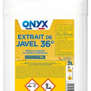 Extrait de javel 36° 5 l ONYX Pas Cher