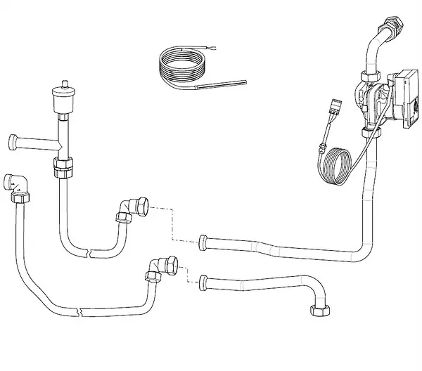 Kit sonde sanitaire pour ballon d‘eau chaude sanitaire Conforto - ATLANTIC - 074603 Nouvelle Collection
