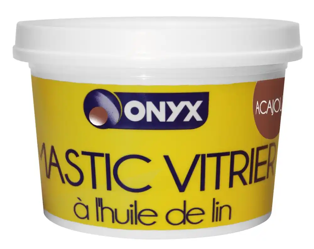 Mastic Vitrier Acajou 1 kg ONYX Réduction