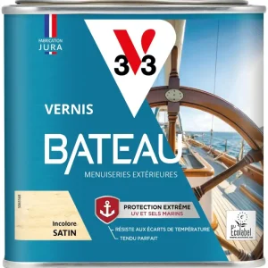 Vernis Bateau Incolore satin 0,5L V33 Livraison Express