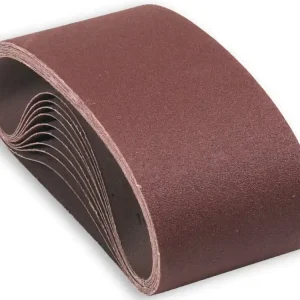 Bandes 100 x 610 mm pour ponceuse à bande - grain 120 par 3 SEA Solde