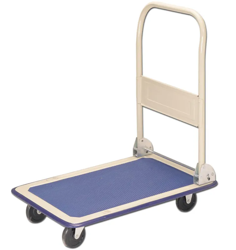 Chariot plateau à roulettes charge 150 kg Paiement Sécurisé