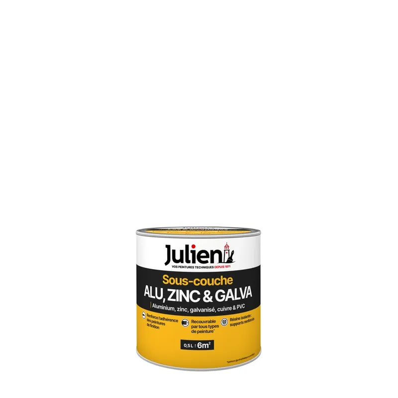 Sous-couche J1 métaux non ferreux 500 ml - JULIEN Dernier Modèle