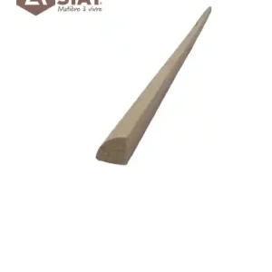 Prix Bas Quart de rond bois ayous raboté non traité - ép 13 x longueur 2400 mm - GROUPE SIAT