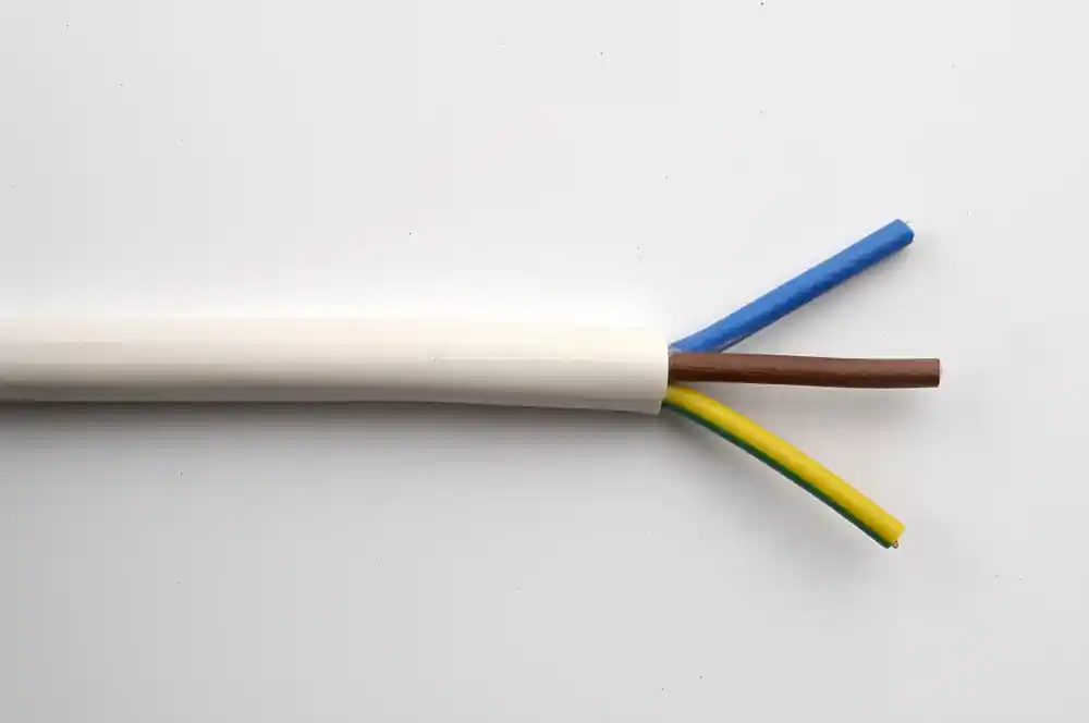 Câble électrique H05VV-F 3G1,5 mm² souple intérieur au mètre blanc - NEXANS Meilleur Prix