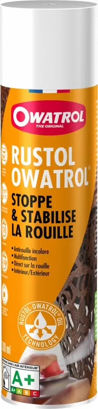 Antirouille pénétrant incolore RUSTOL aérosol 300 ml OWATROL Prix Promo