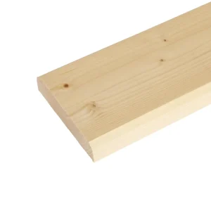 Marque Barre à volet bois sapin du nord rabotée non traité - 27 x 95 x 2400 mm - HENRY TIMBER