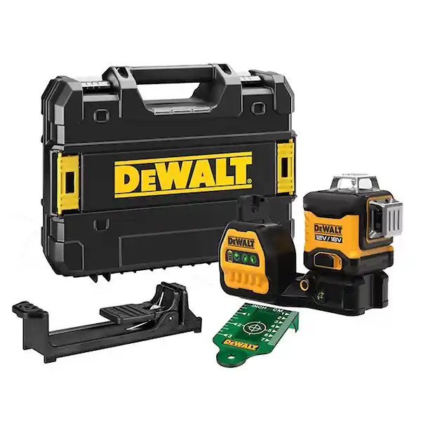 Niveau laser multi-lignes 3 faisceaux verts à 360° 12V / 18V DEWALT DCE089NG18-XJ Seulement Aujourd'hui