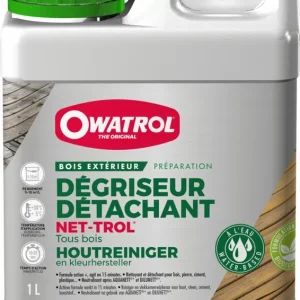 Retour Gratuit Dégriseur détachant tous bois NET-TROL 1 l OWATROL