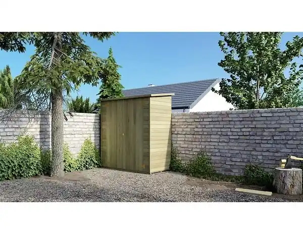 Armoire de jardin à outils 1.66x0.82 m H.1.86 - avec plancher et paroi arrière - DOM84 ALTANKA Jusqu'à Épuisement Des Stocks
