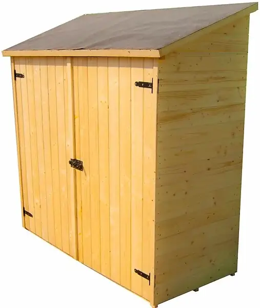 Abri de jardin - Bois - 16mm - 1m2 HABRITA Meilleure Vente