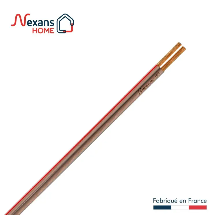 Câble enceinte hifi 2 x 2,5 mm² 10 m transparent - NEXANS Must-Have