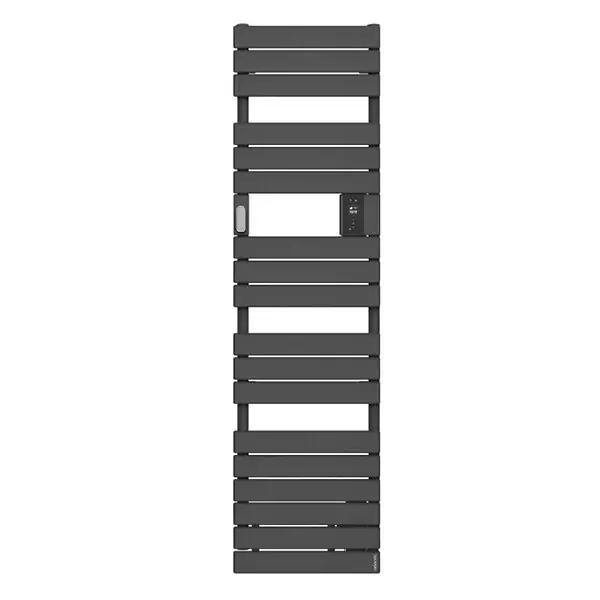 Retour Gratuit Sèche-serviettes connecté Adélis Étroit Atlantic - 500W - Anthracite