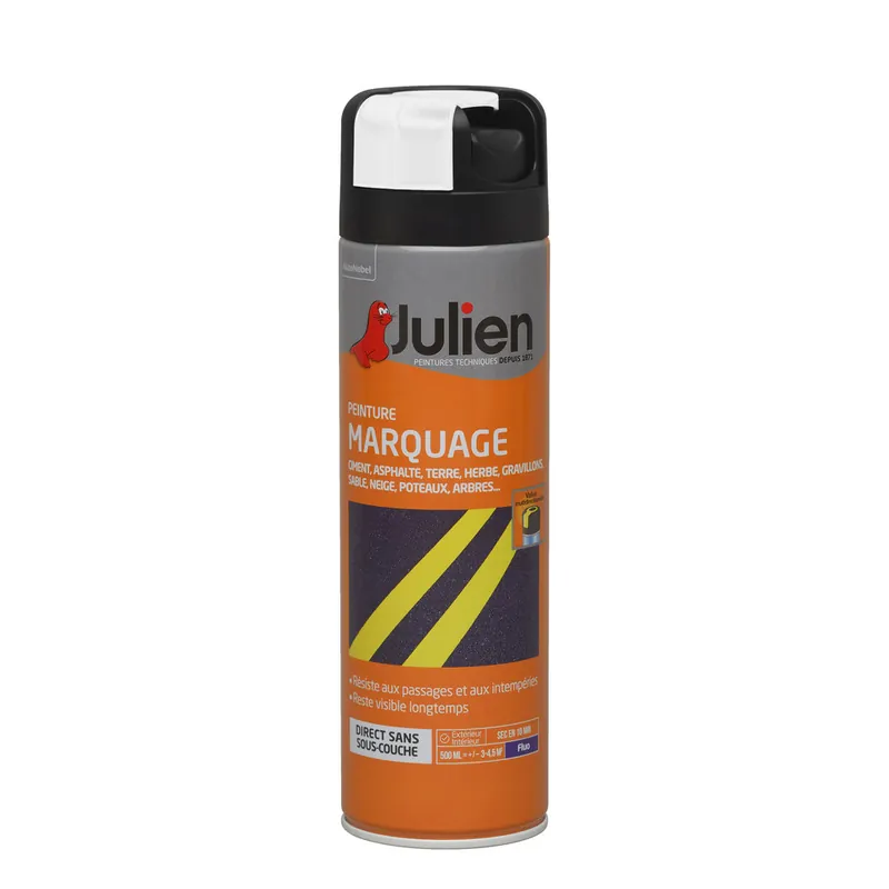 Commander Maintenant Bombe de peinture de marquage 500 ml blanc - JULIEN