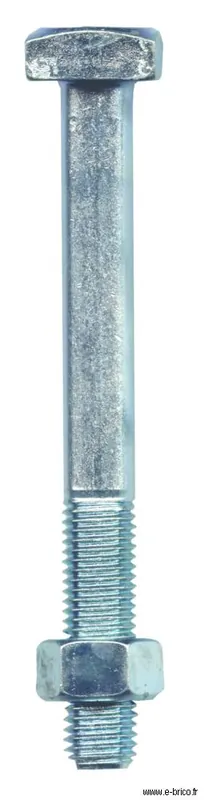 Boulon de charpente tête carrée 16 x 140 mm DESA Retour Gratuit