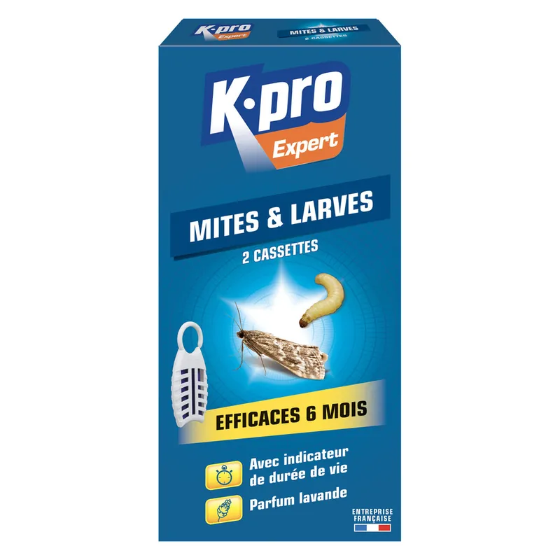 Cassettes antimites et larves par 2 -K-PRO Soldes