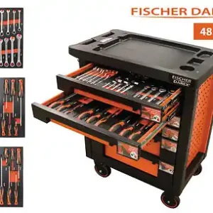 Servante atelier 48 outils - 6 tiroirs - Mousse bicolore FISCHER DAREX Prix Bas