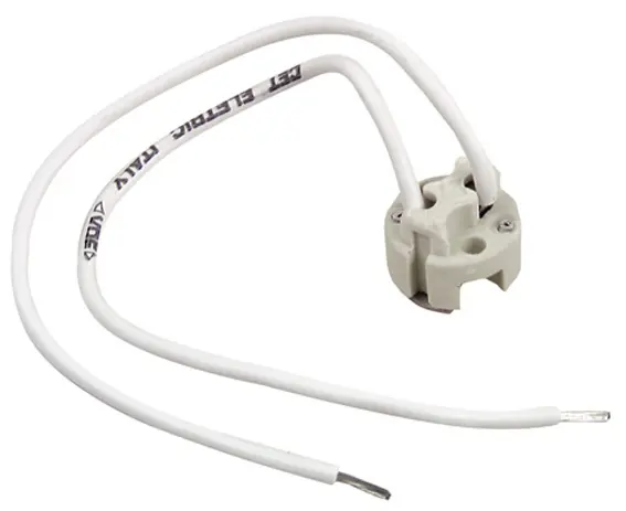 Marque Douille électrique pour ampoule culot G4/GU4/GU5.3/GY6.35 TIBELEC