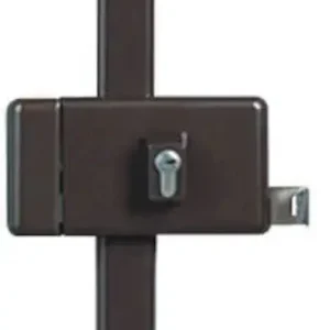 Serrure 3 points profil européen verticale fouillot V5 marron droite - VACHETTE - 16577000 Offre Spéciale