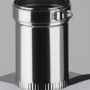 Offre Limitée Raccord de jonction de conduit inox diamètre 180/150 mm émaillé POUJOULAT