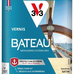 Vernis Bateau satin incolore 0,25 L V33 Nouvel Arrivage