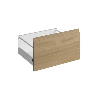 Façade tiroir effet bois avec poignée intégrée pour meuble de cuisine Nocce01 27,6 x 60 cm OFITRES Populaire