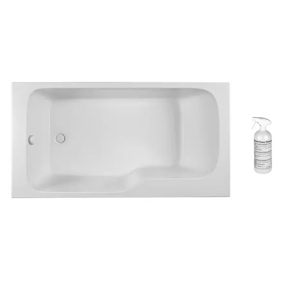 Baignoire bain douche Malice + nettoyant 170 x 90, version gauche JACOB DELAFON Authentique