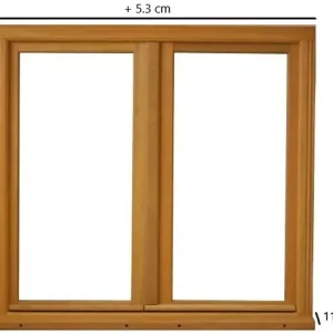 Offre Du Jour Fenetre Bois 2 Vantaux H165 x L80 cm Côte Tableau GD MENUISERIES