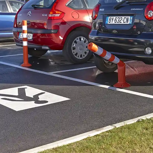 Poteau de signalisation à fixer hauteur 80 cm MOTTEZ Commande En Gros
