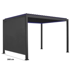 Store latéral 3 mètres pour les pergolas 1613282 et 1743074 Offre Spéciale