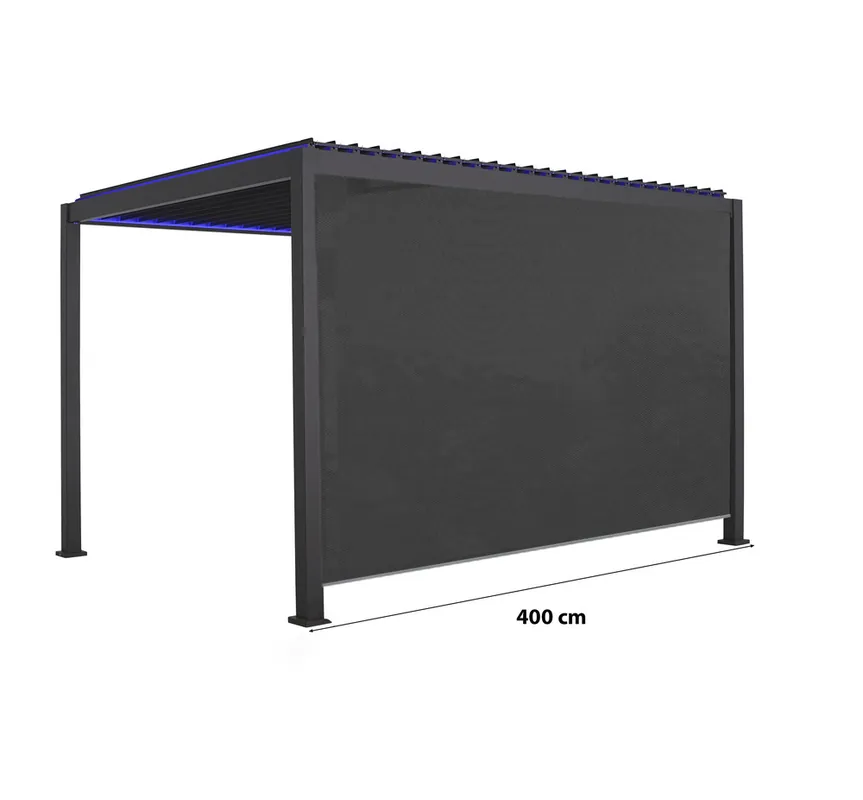 Store latéral 4 mètres pour les pergolas bioclimatiques 1613282 et 1743074 Must-Have