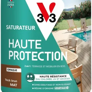 Remise Saturateur Haute Protection teck brut 0,75 L V33