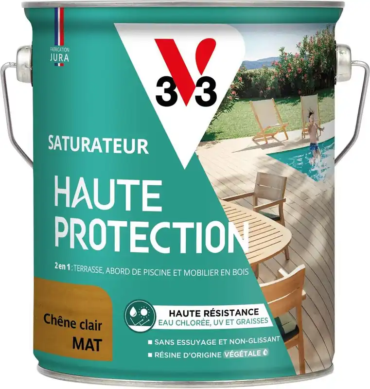 Saturateur Haute Protection chêne clair 2,5 L V33 Achetez Aujourd'hui