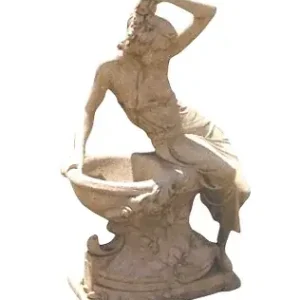 Offre Exclusive Statue déesse en pierre reconstituée - H.140cm W.HAIRIE