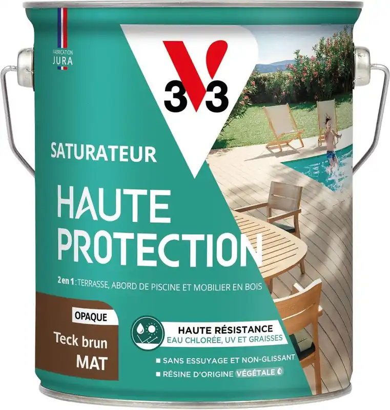 Commander Vite Saturateur Haute Protection teck brut 2,5 L V33