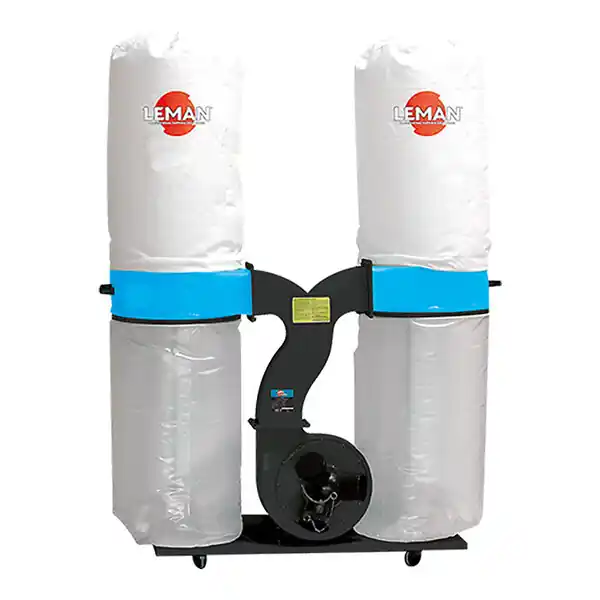 Aspirateur à copeaux triphasé 300 L LEMAN ASP302T Meilleur Prix