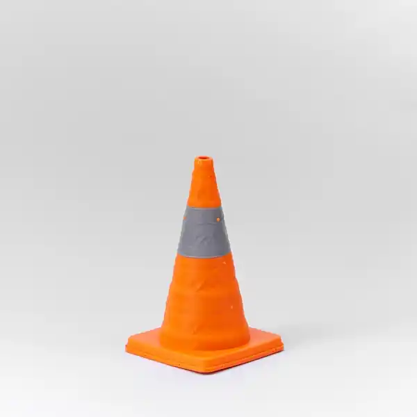 Prix Cassé Cône de signalisation rétractable hauteur 42 cm MOTTEZ