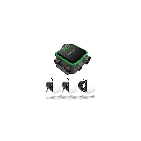 Acheter Direct Kit VMC EasyHome PureAir Compact Classic - simple flux Hygro - 241m³/h - 22dB - Avec bouches ColorLINE + entrées d‘air ALDES