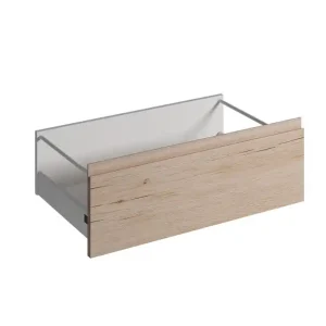 Achetez Aujourd'hui Façade tiroir effet bois naturel avec poignée intégrée pour meuble de cuisine Syncron ANV-02 OAK 27,6 x 80 cm OFITRES