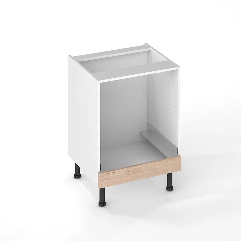 Bandeau bas four effet bois naturel pour meuble de cuisine Syncron ANV-02 OAK 10 x 60 cm OFITRES Offre Spéciale