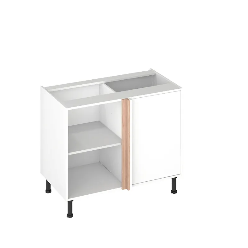 Fileur d‘angle effet bois naturel pour meuble de cuisine Syncron ANV-02 OAK 70 x 4,6 x 4,6 cm OFITRES Prix Réduit