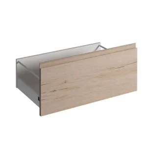 Remise Façade tiroir effet bois naturel avec poignée intégrée pour meuble de cuisine Syncron ANV-02 OAK 35 x 80 cm OFITRES