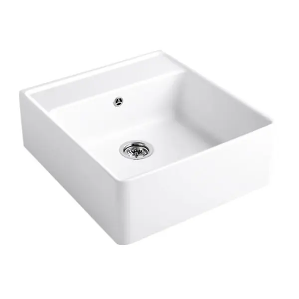 Evier timbre office Tradition Blanc CeramicPlus avec vidage automatique VILLEROY ET BOCH Nouveauté