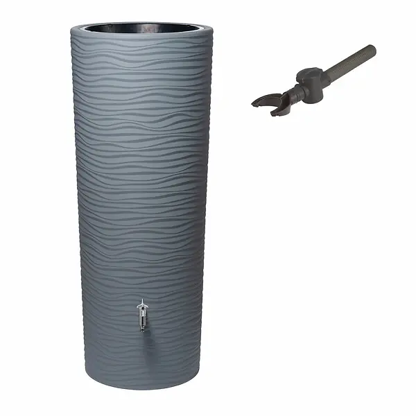 Kit réservoir eau pluie Natura Ocean 350 L - Diam.62xH.150cm GARANTIA Réduction