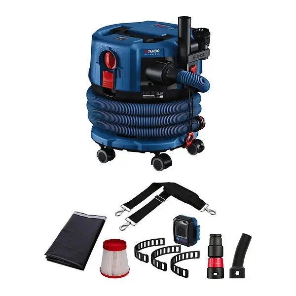 Promotion Aspirateur sans-fil BOSCH GAS 18V-12 MC - 0 601 9K2 000 Professional (vendu sans batterie) en carton avec accessoires