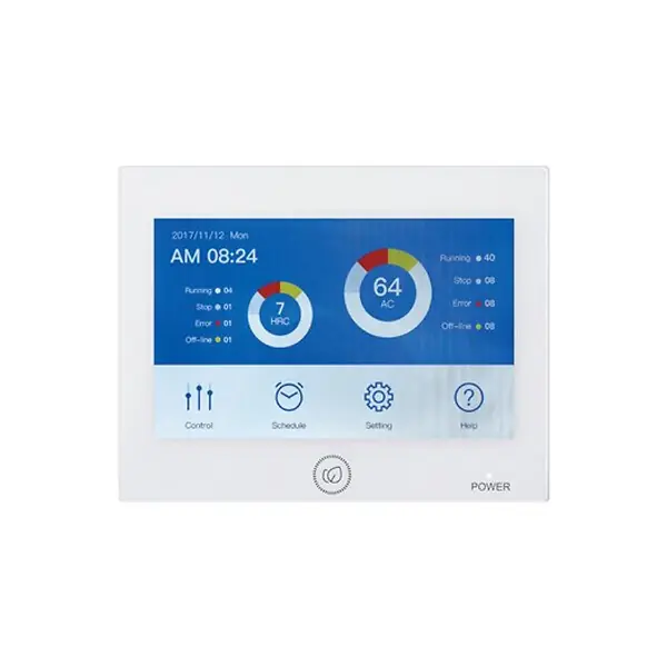 Centrale de commande tactile RWV09 avec WiFi intégré - Jusqu‘à 64 unités - AIRWELL - 7ACELH038 Dernier Modèle